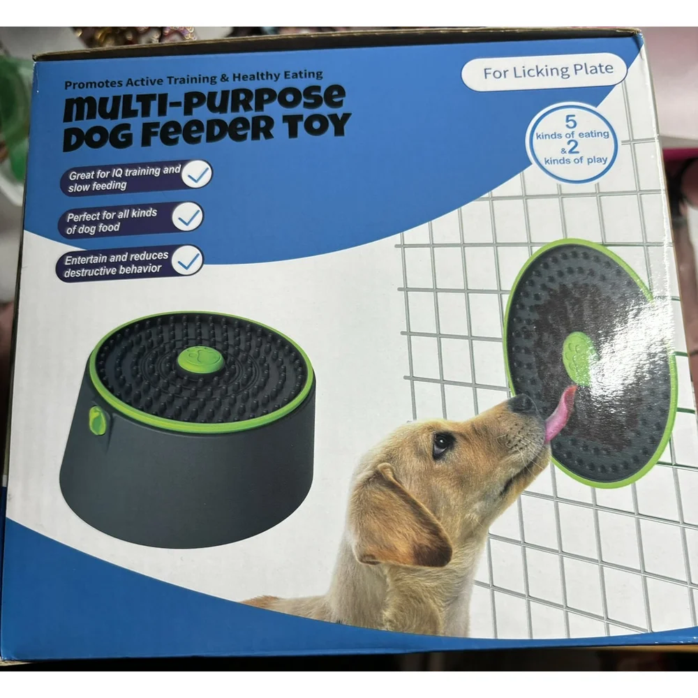 Multi Purpose Dog Feeder Toy For Slow Feeding Animal Training New NIB
